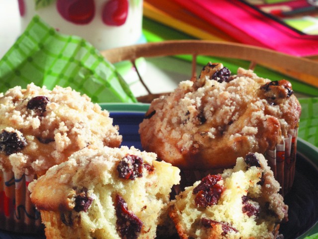 Cherry Oatmeal Muffins